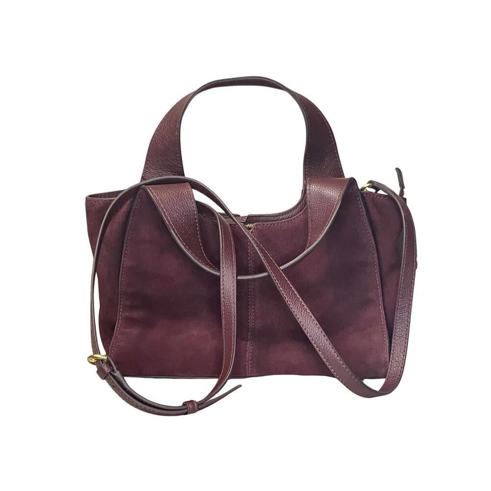 Vince-camuto Women's Burgundy and Brown Bag - Picture 2 of 9